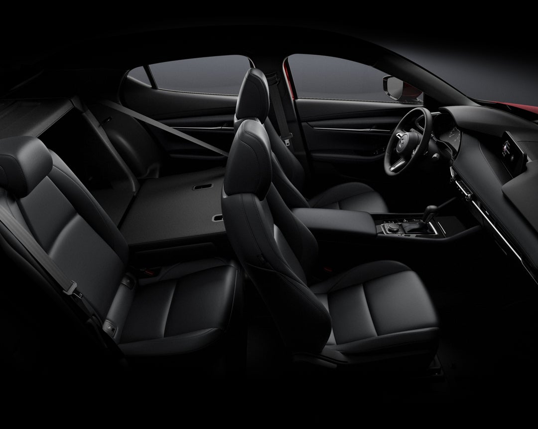 Interior of a new 2019 Mazda3 Hatchback