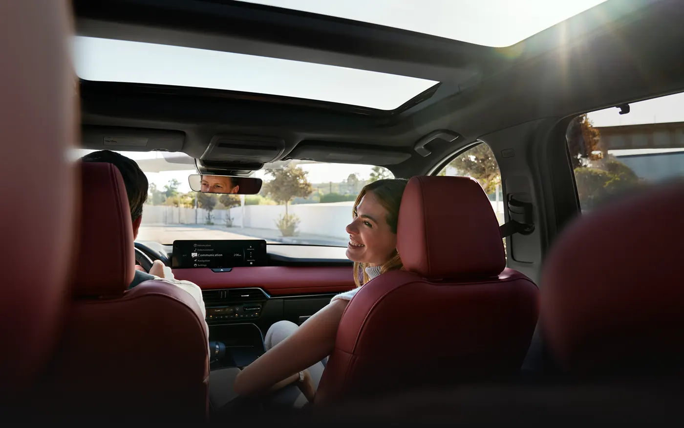 Friends riding in the 2-row 2027 Mazda CX-90 | Paducah Mazda in Paducah KY